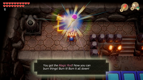 Link's Awakening Switch Magic Rod