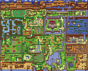 Link's Awakening Overworld Map