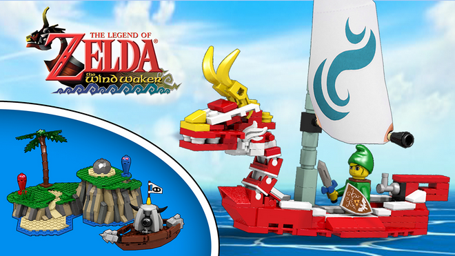 Zelda Wind Waker Legos