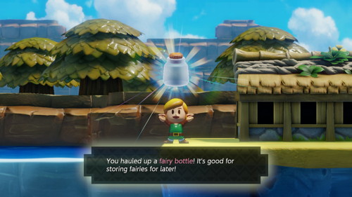 Link's Awakening Switch Fairy Bottles