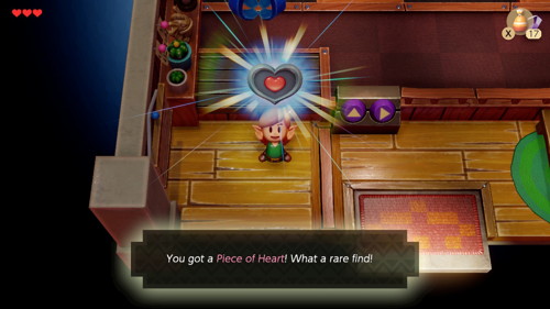 Link's Awakening Switch Heart Pieces