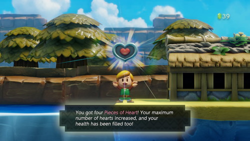Link's Awakening Switch Heart Pieces