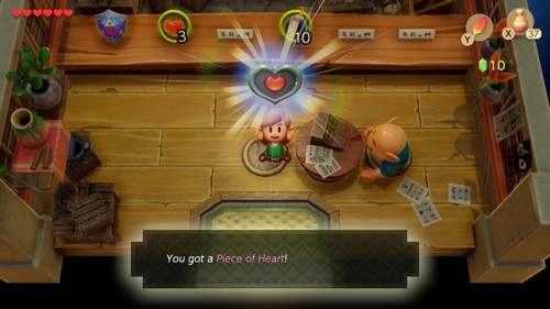 Link's Awakening Switch Heart Pieces