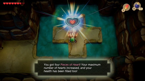 Link's Awakening Switch Heart Pieces