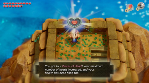 Link's Awakening Switch Heart Pieces