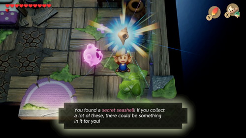 Link's Awakening Switch Secret Seashells