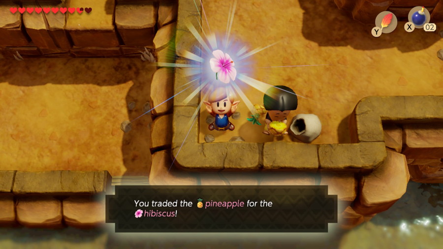 Link's Awakening Switch Trading Sequence Hibiscus