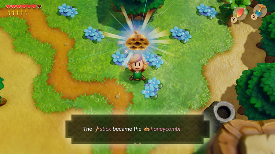Link's Awakening Switch Trading Sequence Honeycomb