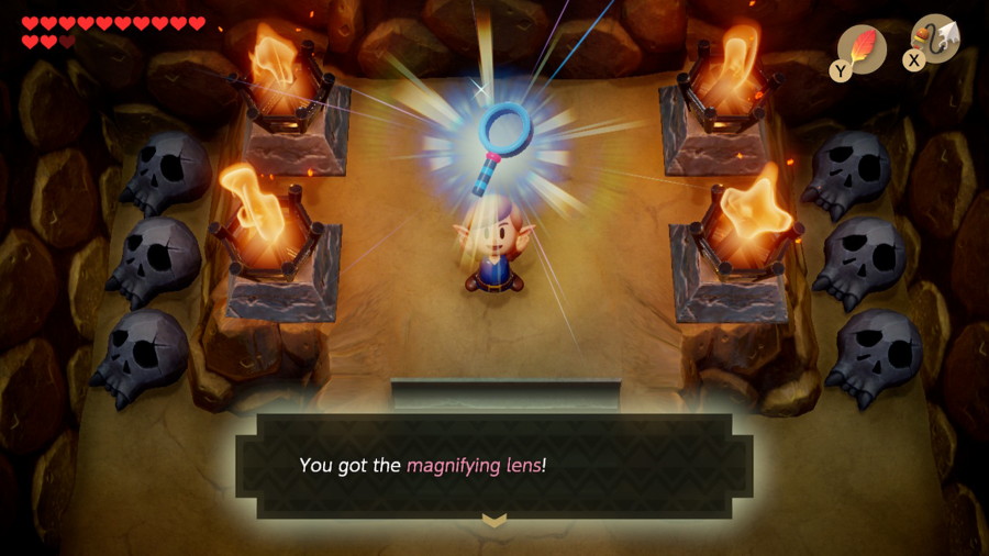 Link's Awakening Switch Trading Sequence Magnifying Glass