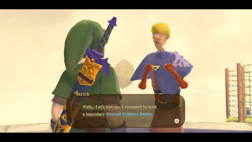 Skyward Sword Bug Minigame