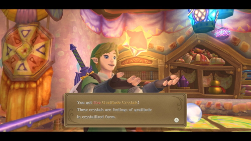 Skyward Sword HD Missing Crystal Ball Gratitude Crystals