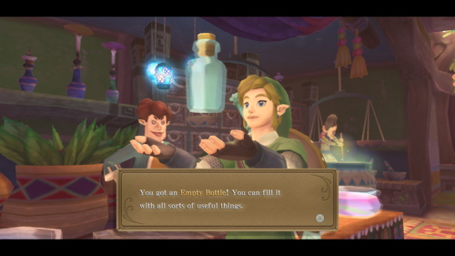 Skyward Sword Bottle Guide Bottle #1