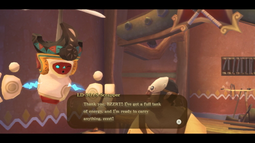 Skyward Sword Fixing Robot