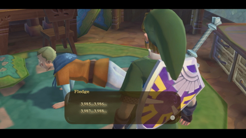 Skyward Sword Fledge's Side Quest