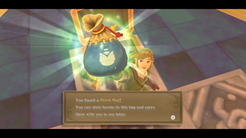 Skyward Sword Gear Bomb Bag