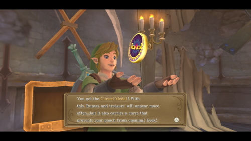 Skyward Sword Gear Cursed Medal