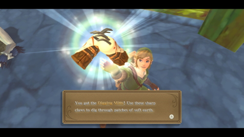 Skyward Sword Gear Digging Mitts