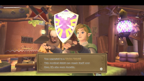Skyward Sword Gear Divine Shield