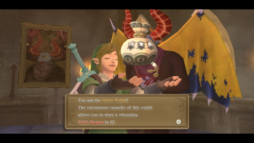 Skyward Sword Gear Giant Wallet