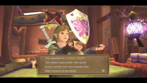 Skyward Sword Gear Goddess Shield