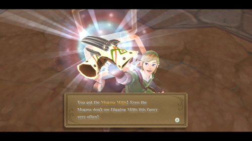 Skyward Sword Gear Digging Mitts