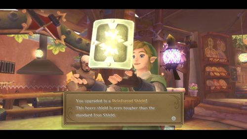 Skyward Sword Gear Reinforced Shield