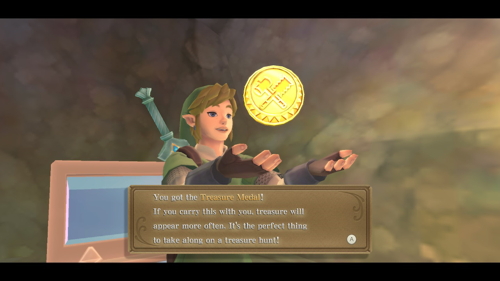 Skyward Sword Gear Treasure Medal