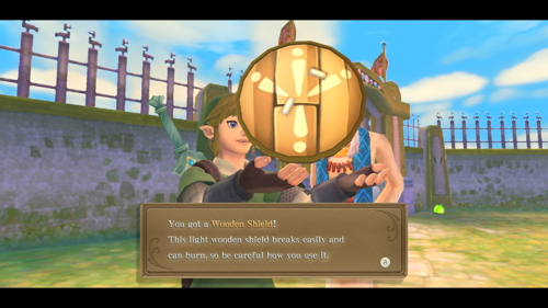 Skyward Sword Gear Wooden Shield