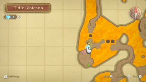 Skyward Sword Goddess Cube Eldin Volcano