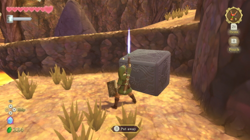 Skyward Sword Goddess Cube Eldin Volcano