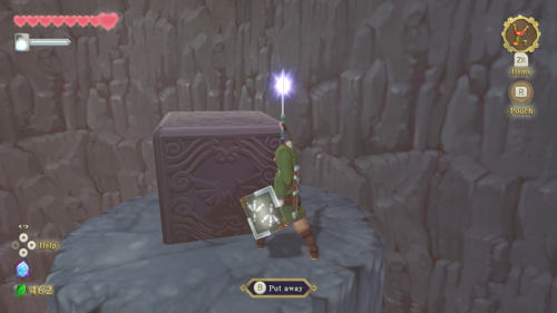 Skyward Sword Goddess Cube Eldin Volcano