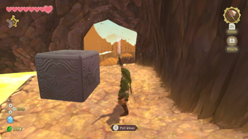 Skyward Sword Goddess Cube Eldin Volcano