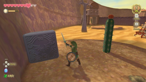 Skyward Sword Goddess Cube Lanayru Desert