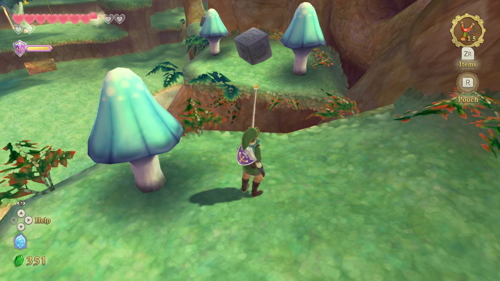 Skyward Sword Goddess Cube Faron Woods
