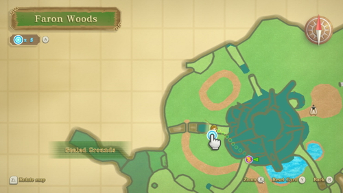 Skyward Sword Goddess Cube Faron Woods