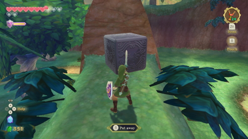 Skyward Sword Goddess Cube Faron Woods