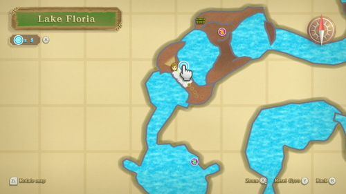 Skyward Sword Goddess Cube Lake Floria