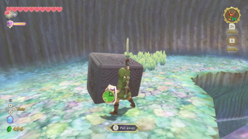 Skyward Sword Goddess Cube Lake Floria
