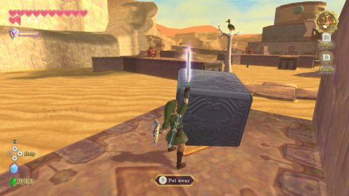 Skyward Sword Goddess Cube Lanayru Desert