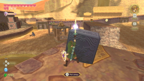 Skyward Sword Goddess Cube Lanayru Desert