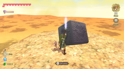 Skyward Sword Goddess Cube Skipper's Retreat