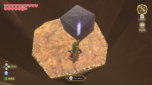 Skyward Sword Goddess Cube Volcano Summit
