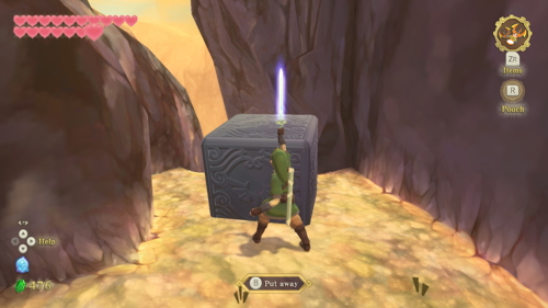 Skyward Sword Goddess Cube Volcano Summit