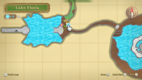 Skyward Sword Goddess Cube Lake Floria