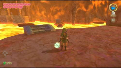 Skyward Sword Goddess Cube Volcano Summit