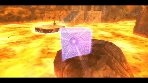 Skyward Sword Goddess Cube Volcano Summit