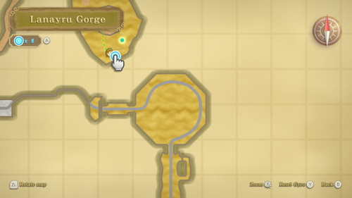 Skyward Sword Goddess Cube Lanayru Gorge