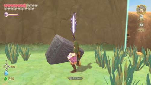 Skyward Sword Goddess Cube Lanayru Gorge