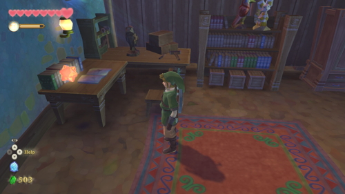 Skyward Sword Gratitude Crystal - Links Room