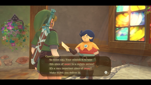 Skyward Sword Haunted Restroom Quest